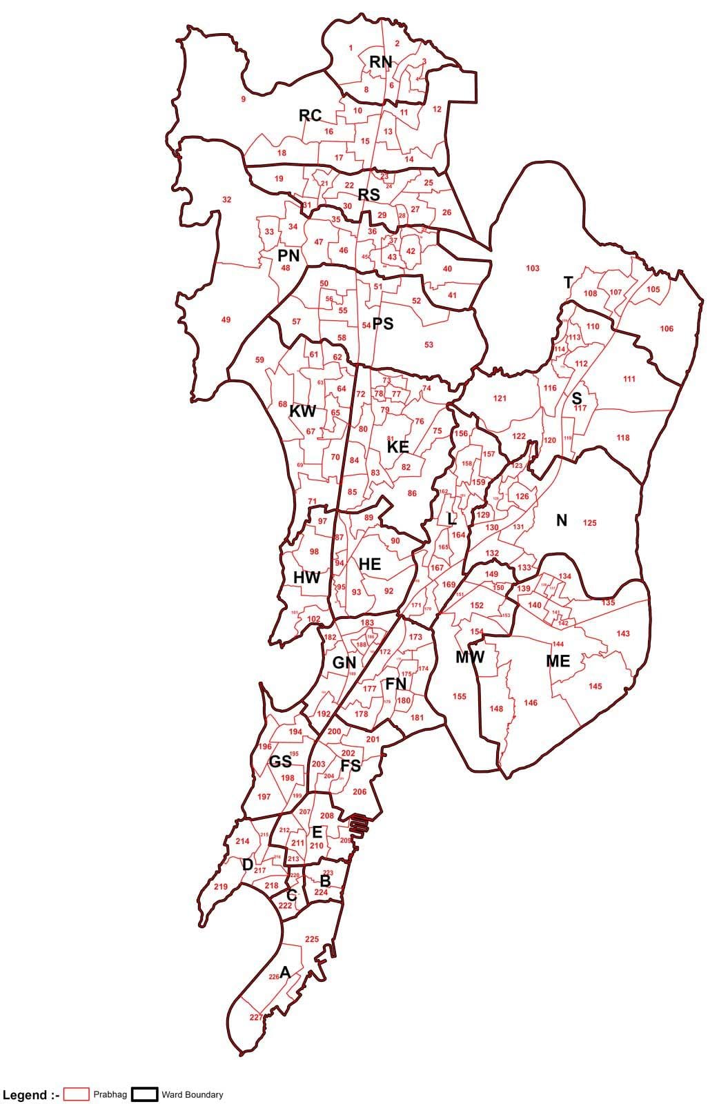 Ուորդը քարտեզի Մումբայի