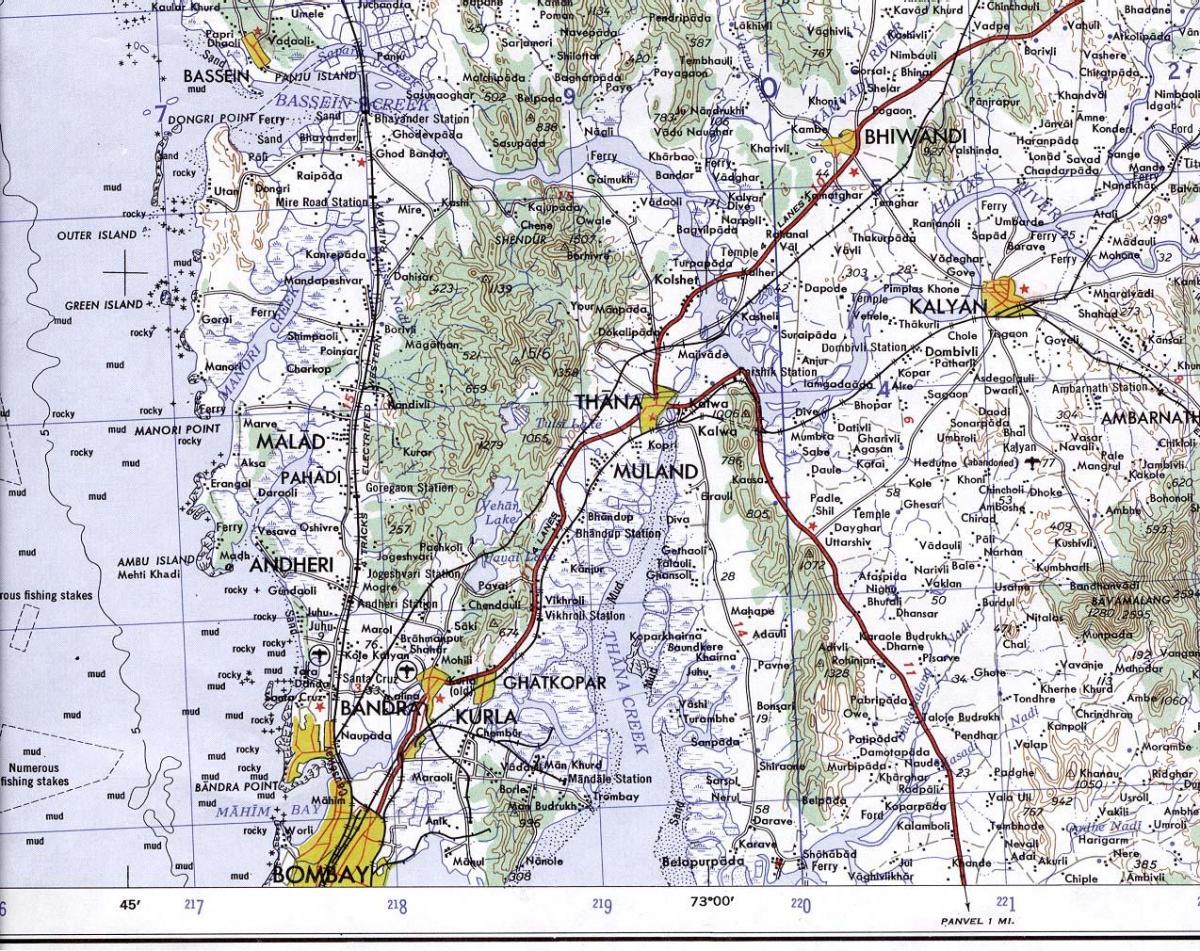 Մումբայի Калян քարտեզի վրա
