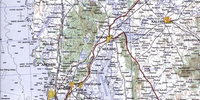 Մումբայի Калян քարտեզի վրա
