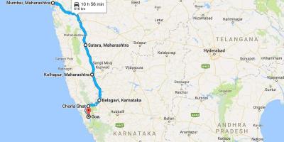 Мумбая մինչեւ Կառավարությունը Ճանապարհային քարտեզ