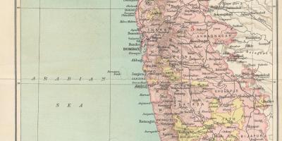 Քարտեզ նախագահության Bombay