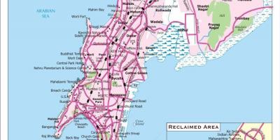 Քարտեզ քաղաքի Bombay
